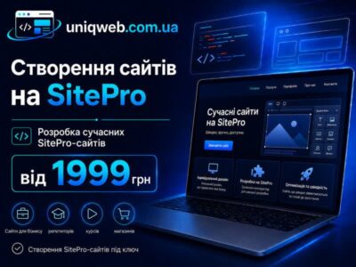 Розробка сайтів під ключ